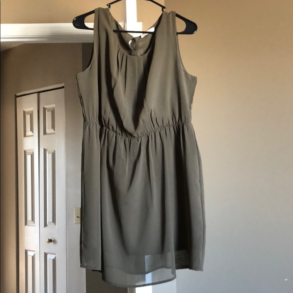 Green spring dress